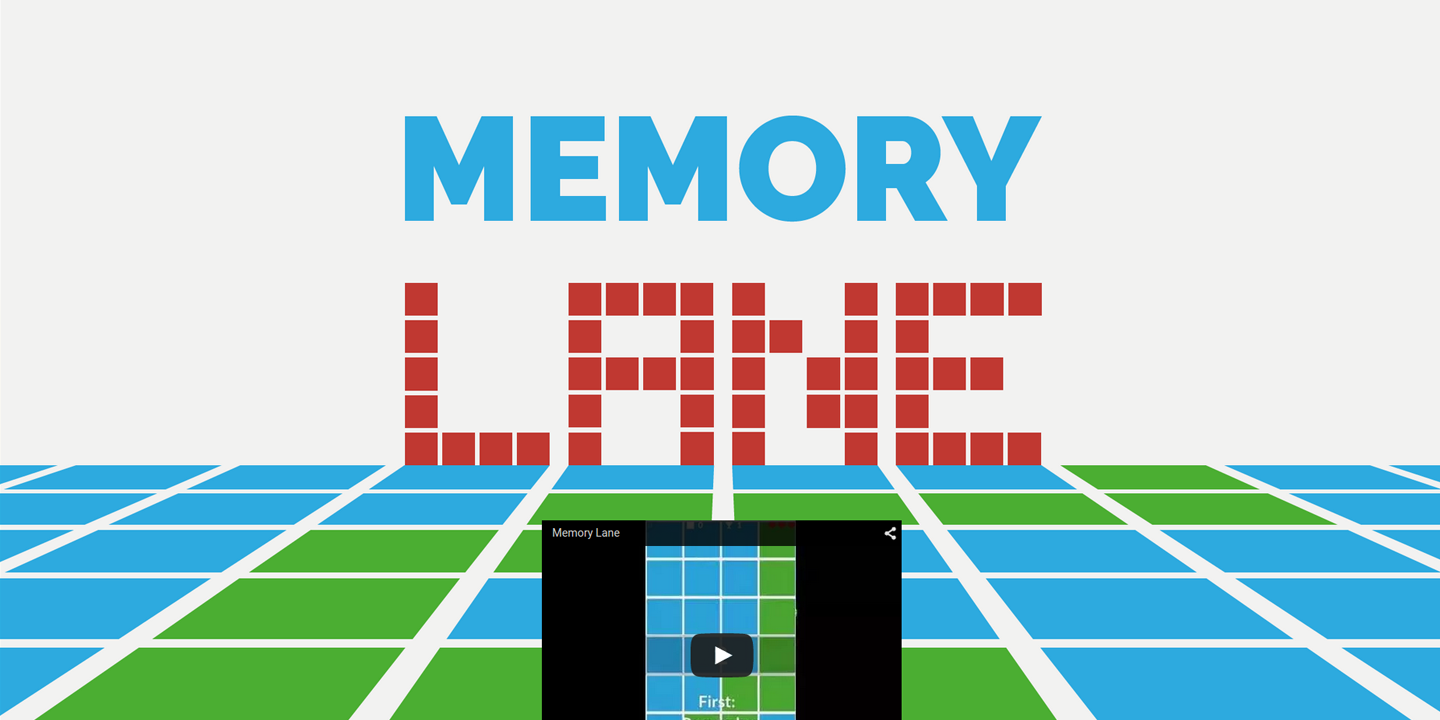 Memory Lane Microsite